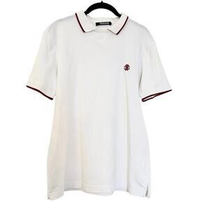 Roberto Cavalli White Cotton Short Sleeves Shirt
